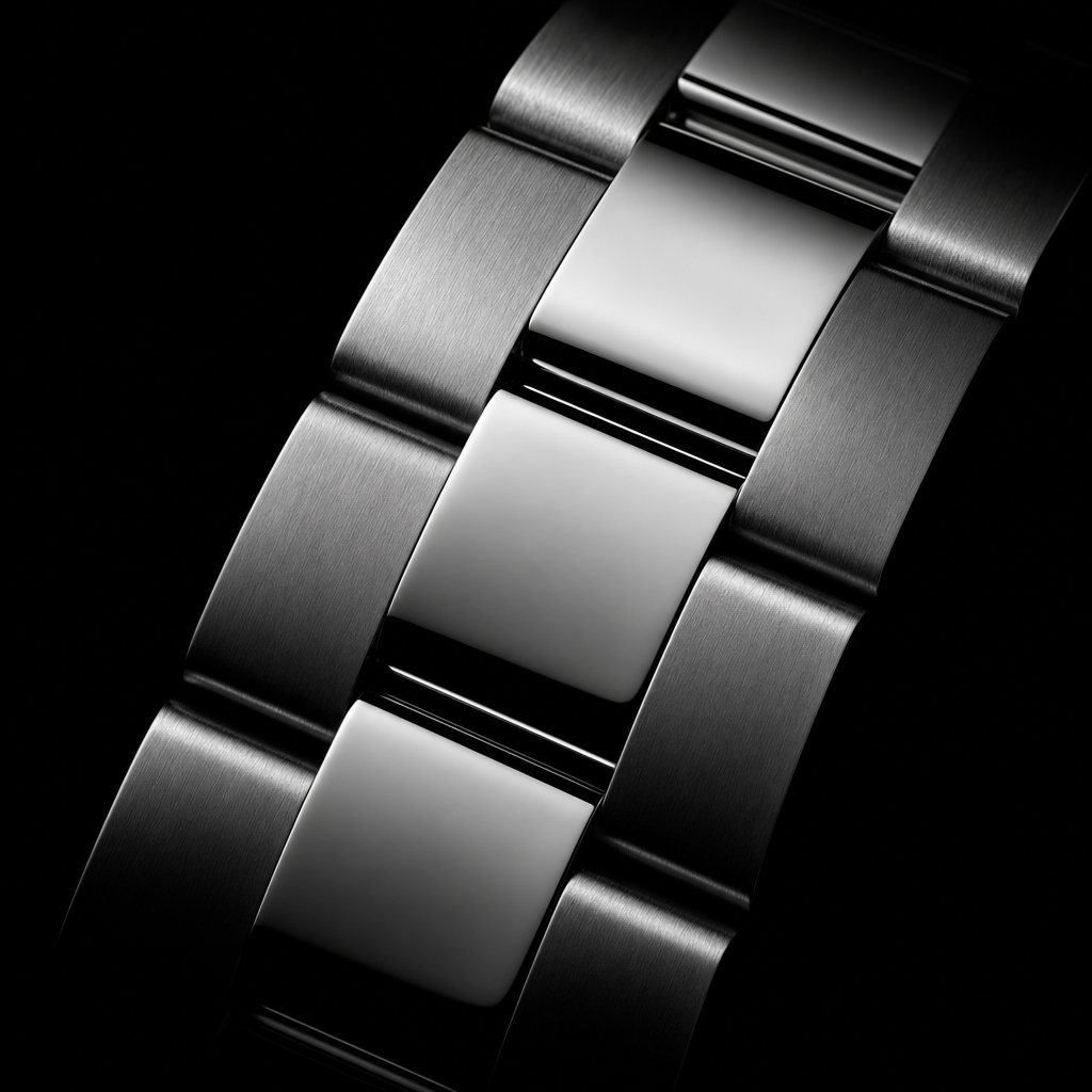 Oyster bracelet links, macro
